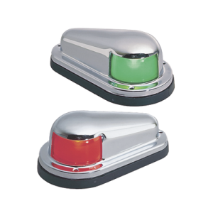 Luz de Navegación, 1 Milla Certificada A-16, Uso de Reemplazo, Embarcaciones a Vela/Motor hasta 12m, Material Latón/Acero Inoxidable, Base Polímero, Acabado Cromado/Pulido, 12V, 10W, Contactos Dorados