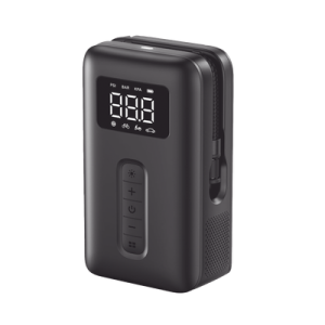 Inflador de Neumáticos | Compresor de Aire Portátil | Bomba de Aire de 150 PSI | Flujo de Aire de 15L/Min | Con Batería Integrada | Cuenta con Luz LED | Ideal para coches, bicicletas, pelotas de motocicleta.