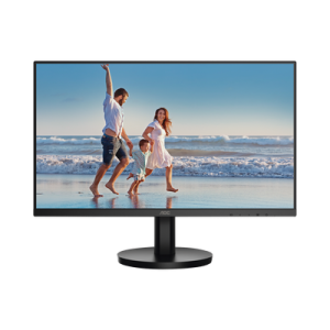 Monitor LED de 23.8" VESA, Resolución 1920 x 1080 Pixeles, Entradas de Video VGA/HDMI. Panel VA LCD Backlight LED. Ultra Delgado