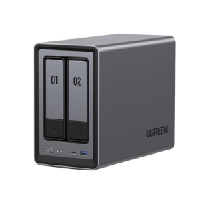 NASync DXP2800 | SO UGOS Pro | Intel N100 12th Gen Intel® 4 Core™ | 2 Bahías SATA hasta 48TB | 2-Bahias (M.2 NVMe) hasta 16TB | 8GB DDR5 (Exp. a 16GB) | Ethernet 2.5G | HDMI 4K | 2* USB2.0 | 1*USB 3.2Gen | 1* USB 3.2Gen2 | 1*USB-C 3.2Ge