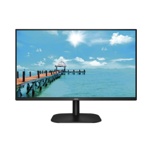 Monitor LED de 27" VESA, Resolución 1920 x 1080 Pixeles, Entradas de Video VGA / HDMI. Panel IPS LCD Backlight LED. Ultra Delgado