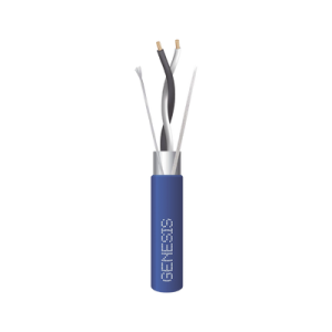 Bobina de 305 Metros (1000 Pies) / Cable 2 x 22 AWG / Color Azul / Blindado / Plenum / Trenzado para Aplicaciones de Transmisión de Datos a Alta Velocidad para Automatización, EIA-485, BACnet y Otros Sistemas de Comunicación
