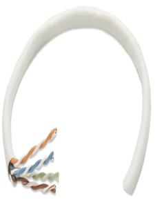 INTELLINET - 362320 - BOBINA CABLE UTP DE RED CAT5E CCA ROLLO 305M SOLIDA GRIS, PyME / UTP, 305 m, 24 AWG, Gris