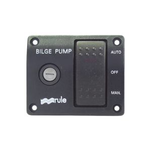 Switch de tres posiciones para control de bombas de achique.