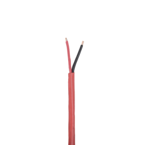 Bobina de 305 Metros (1000 Pies) de Alambre / 2 x 18 AWG / Riser / Tipo FPLR-CL3R, FT4 / Color Rojo / Para Aplicaciones en Sistemas de Detección de Incendio y Sistemas de Evacuación