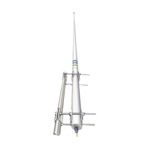 Antena marina VHF Base / Ganancia de 10 dB / Potencia de Entrada de 350 watts / Conector PL-259 macho
