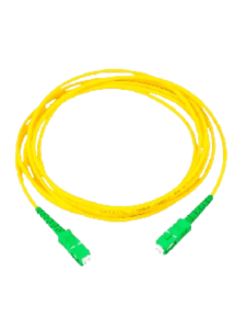 TCE - LMN-FO-SCA-SCA-02 - Jumper SC-SC Monomodo / APC / Simplex 2 mm / 2 metros / Amarillo