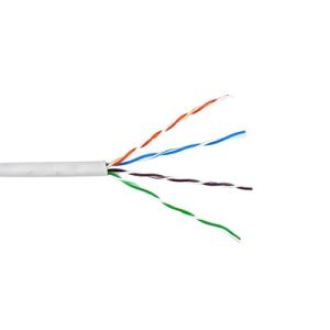 Bobina de Cable de 305 Metros (1000 Pies) UTP Cat6 Riser / Color Blanco / UL, CMR, Probado a 350 Mhz / Para Aplicaciones de CCTV, Redes de Datos, IP Megapixel, Control RS485