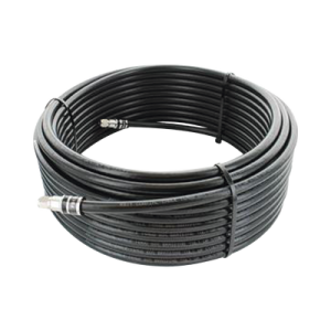 Jumper Coaxial con Cable Wilson-RG11 | Conector F Macho en los Extremos | 22.86 Metros (75 Pies) de Longitud