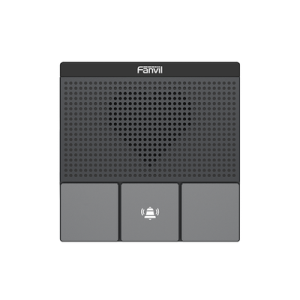 Mini Intercomunicador Wi-Fi para hotelería, hospitales, con diseño elegante, PoE, 3 botones, 1 relevador integrado de salida y entrada.