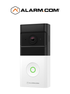 ALARM.COM VDB-780B - Timbre con vídeo Inalámbrico para alarm.com /Wi-Fi / IP66 /1080P / 160° apertura horizontal. Batería incluida.