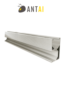 Riel de aluminio (2400 mm) - Aluminio anodizado de alta resistencia - ANTAI SOLAR