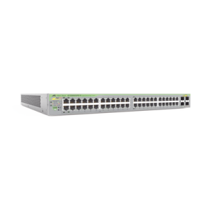 Gigabit webSmart switch, 48 Puertos Totales, 24c/PoE+ 10/100/1000T, 4 Puertos SFP