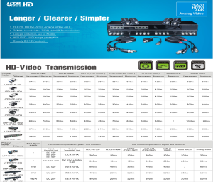 UTEPO UTP101PHD - Par de transceptores pasivos 4k (Video Baluns) 8MP con alcance de 4k hasta 160 metros en CVI, 4 megapíxeles hasta 200 metros, y 1080p hasta 250 metros. Incluyen 2 terminales Push para fácil conexión