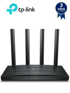 TP-LINK Archer AX12 - Ruteador WiFi 6 AX 1500Mbps con 1 puerto WAN RJ45 Gigabit Ethernet, 3 puertos LAN RJ45 Gigabit Ethernet, tecnologías MU-MIMO y OFDMA, además 4 antenas con Beamforming.