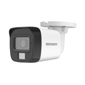 [Dual Light + ColorVu] Bala TurboHD 2 Megapíxel (1080p) / Gran Angular 101° / Lente 2.8 mm / 30 mts IR EXIR / 20 mts Luz Blanca / Exterior IP67 / 4 Tecnologías / Micrófono Integrado