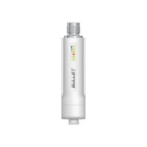 Radio airMAX Bullet-M2HP, hasta 100 Mbps, frecuencia de 2 GHz (2412 - 2472 GHz), No incluye adaptador PoE