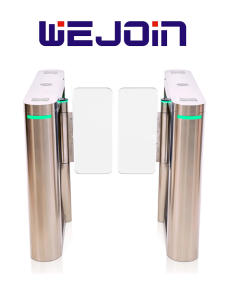 WJTBH02S - Barrera Peatonal Tipo Swing Barrier Velocidad de apertura 0.3 Segundos Bidireccional 5 Millones de Ciclos Compatible con Controles de Acceso