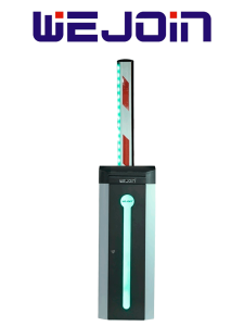 WEJOIN WJCB120VFIL34LED - Barrera Vehicular Izquierda con Led / Uso Rudo / Ideal para Estacionamientos de Muy Alto flujo / Motor 24 VDC / Brazo Rectangular de 4 Metros / Velocidad 3 Segundos / Dirección Ajustable