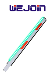 WEJOIN WJLBM4L - Brazo recto Izquierda LED tipo rectangular de 4 metros / Compatible con barrera LED izquierda