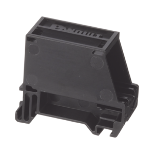 Adaptador de 1 Puerto, Para Conectores Tipo Mini-Com, Montaje en Riel Din Estándar de 35 mm (1.38 pulgadas), Color Negro
