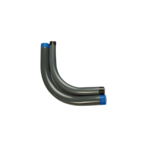 Codo Conduit Rígido de Aluminio de 1" (25.4 mm) / Recubierto de PVC / Interior de Uretano.