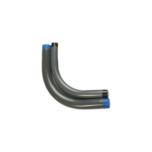 Codo Conduit Rígido de Aluminio de 2" (50.8 mm) con Recubrimiento de PVC.