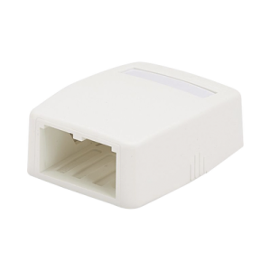 Caja de Montaje en Superficie, Para 2 Módulos Mini-Com, Color Blanco