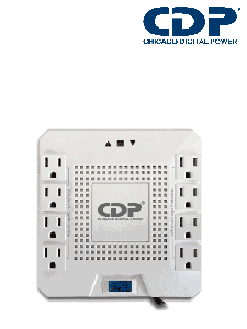 CDP R-AVR1808 - Regulador para equipos electrónicos de alto consumo, 1800VA / 1000W, con 8 tomas y protección.