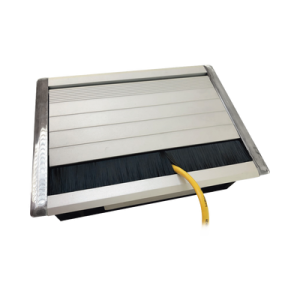 Caja Universal Vacía de 2 Módulos para Instalación en Escritorio (Voz, Datos, Video, Contactos Eléctricos), (No Incluye Accesorios)