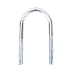 Abrazadera tipo U de 1", con acabado Electro Zinc, no incluye tuercas y arandelas