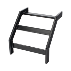 (CHCVET1X12EPK) CURVA VERTICAL EXTERIOR TUBULAR 1.5 DE PERALTE X 12 ANCHO PINTURA EPOX COLOR NEGRO, INCLUYE COPLe y tornilleria