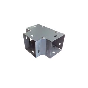 Derivación "T" horizontal 100 x 100 mm (3.94 x 3.94 pulg.), fabricado en lámina de acero al carbón