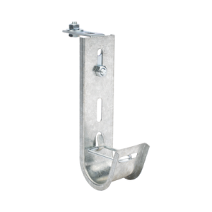 Soporte (Gancho) tipo J-Hook, hasta 10 cables Cat6, ideal para soportar cableado en los espacios de manipulación al aire, Para instalación en interior