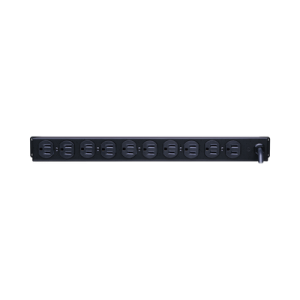 PDU Básico Para Distribución de Energía, Con 10 Tomas NEMA 5-15R Traseras, 1UR, 15 Amp, 120 Vca