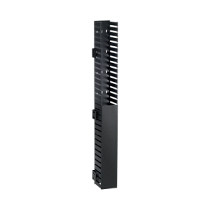 Organizador Vertical IN-Cabinet, Sencillo (Solo Frontal), Para Uso Con Gabinetes Panduit, Montaje Lateral en Riel de Rack, 40 UR, 1.95 in de Ancho, Color Negro