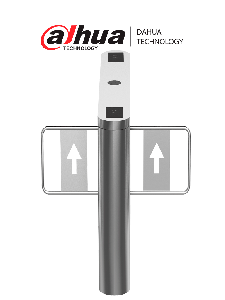 DAHUA ASGB511H-R - Swing Barrier Derecha para exterior/ Un carril/ Motor Electrico CD/ Acero Inoxidable/ Puerto RS232/ Soporta Conteo de Entrada y Salida/ 20personas x minuto/ Entrada de Alarma de Incendio para desbloqueo/