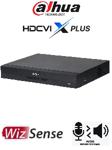 DAHUA DH-XVR5116HE-4KL-I3/T - DVR 16 Canales 4K WizSense/ HDCVI X PLUS/ Audio Bidireccional/ Reconocimiento Facial/ SMD Plus/ Protección Perimetral/ Entradas y Salidas de Alarma/ 16 Canales más 16 Canales IP/ Compatible con Dolink Care