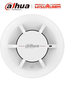 DAHUA WISUALARM DHI-HY-C131-Detector d Humo Fotoelectrico Convencional de 2 Hilos,Alarma visual y audible Con Cámara Fotoelectrica Dual para Detección Eficiente, Cumple con Estándar 54-7:2018,Algoritmo BLC d Ajuste Automático
