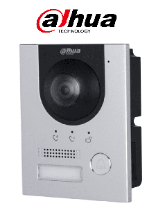 Dahua DHI-VTO2201F-P-S2 Frente de calle IP 2MP/ IK 07/ IP 65/ Control de Cerradura/ Aluminio/ Compatible con App DMSS/ Apertura remota/ Alimentación a 12V /