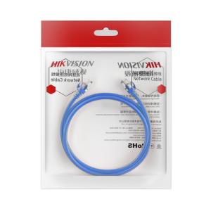 Cable de Parcheo (Patch Cord) / UTP / Cat. 6 (24 AWG) / 2 Metros (6.56 Pies) / Color Azul / Ideal para PoE+ / Interior