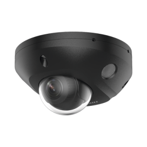 [Dual Light + 2 Micrófonos Integrados] Mini Domo IP 4 Megapixel / Color Negro / Lente 2.8 mm / 30 mts Luz Blanca + 30 mts IR / ACUSENSE / Exterior IP67 / IK08 / WDR 120 dB / PoE / ONVIF / Alarmas I/O / Micro SD / ACUSEEK
