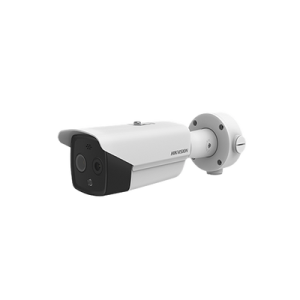 Cámara Bala IP Termográfica / Medición de Temperatura -20°C a 150°C / Alta Resolución Térmica 160 x 120 / Teleobjetivo Térmico 9.7mm / Alarma por Excepción de Temperatura / Óptica 5 MP / IP67