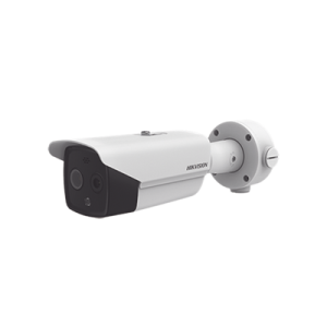 Cámara Bala IP Termográfica / Medición de Temperatura -20°C a 150°C / Alta Resolución Térmica 160 x 120 / Alarma por Excepción de Temperatura / Análisis de Video (VCA) / Óptica 5 MP / IP67