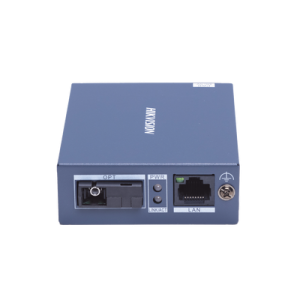 Transceptor Fibra Óptica Gigabit / Monofibra Monomodo / 3 km Distancia / 10/100/1000 Mbps RJ45 / SC / Metal Industrial / 4 kV Protección Rayos / -20°C a 60°C
