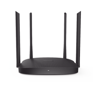 Router Inalámbrico WISP Gigabit / Hasta 1200 Mbps / Doble Banda AC (2.4 GHz y 5 GHz) / 3 Puertos LAN 10/100/1000 Mbps + 1 Puerto WAN 10/100/1000 Mbps / 4 Antenas Externas Omnidireccional de 5 dBi / Interior