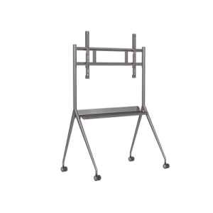 Montaje de Piso Móvil para Pantallas de 55" hasta 75" / Compatible con VESA / Incluye Soporte para la Pantalla