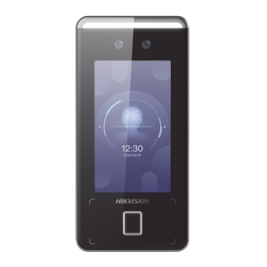 Terminal Min Moe WiFi de Reconocimiento Facial ULTRA RÁPIDO (Exterior IP65) / Hasta 1.5 mts en lectura / Soporta P2P Hik-Connect / 3,000 Usuarios /QR y Videoportero (ambientes de bajo ruido) / HIK-IA