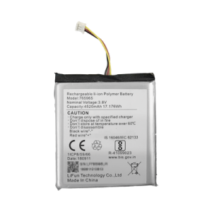 Batería de Respaldo para Panel de Alarma Hikvision / 4520 mAh / Compatible con Paneles AX PRO - AX HUB - Hibrido Versión 1 (DS-PHA64-W4P) y Repetidor AX PRO DS-PR1-WB