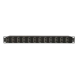 Protector Rack 12 Puertos / RJ45 / 10 GbE / PoE y PoE+ / CAT5e CAT6 CAT6A